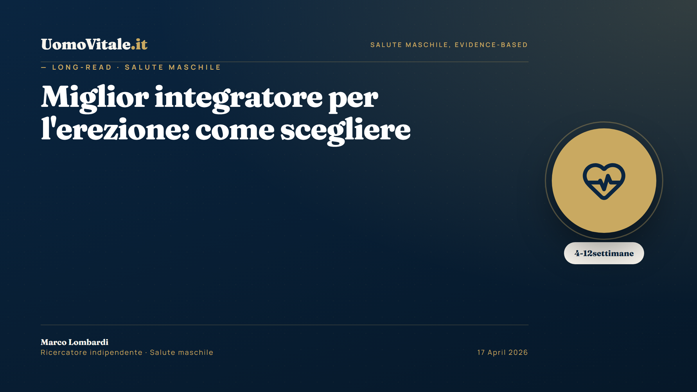 UomoVitale.it - salute maschile evidence-based