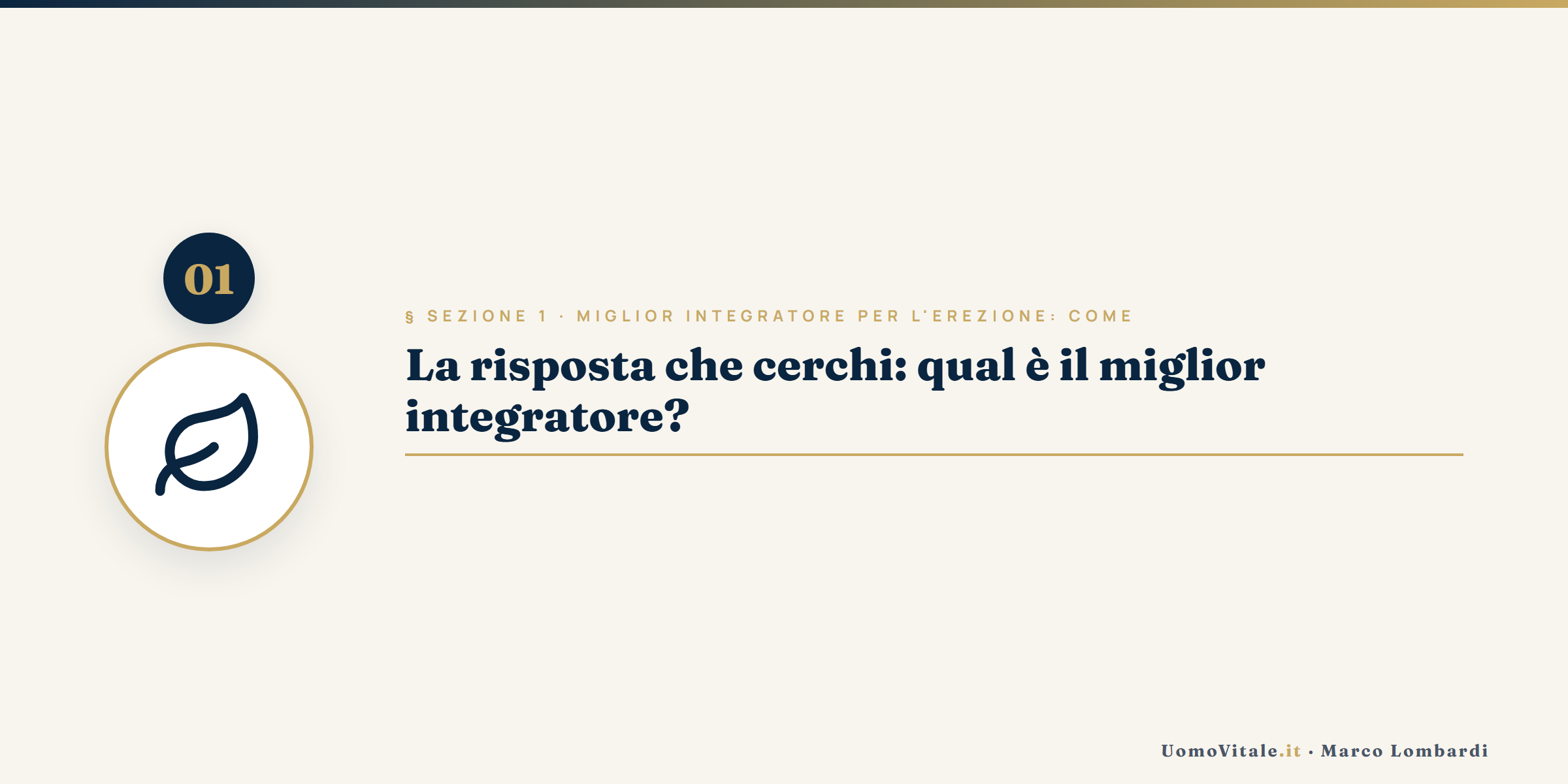 Approfondimento visivo - UomoVitale.it