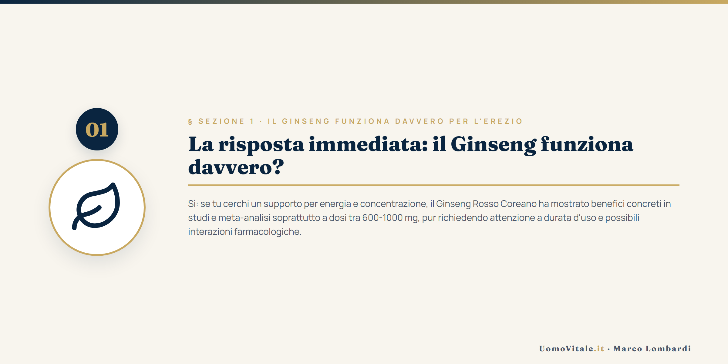 Approfondimento visivo - UomoVitale.it