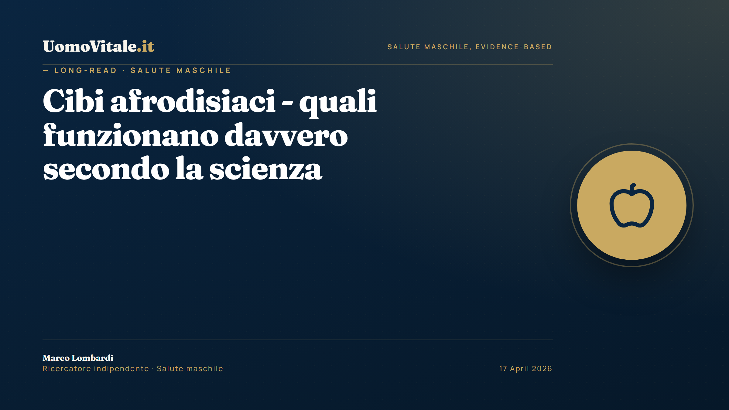 UomoVitale.it - salute maschile evidence-based