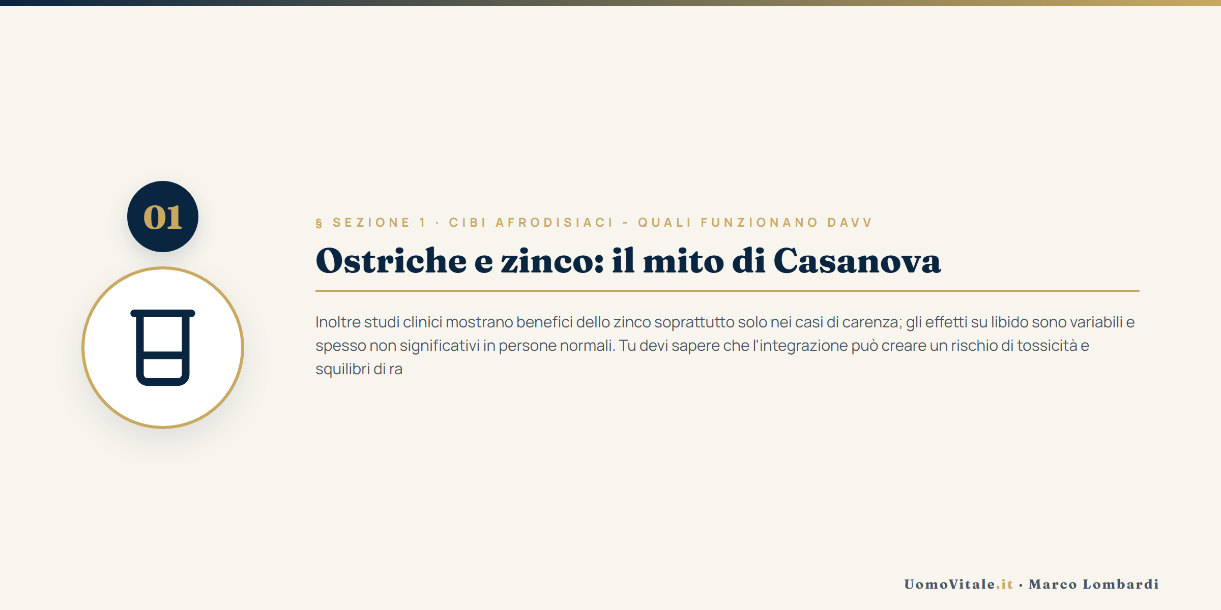 Approfondimento visivo - UomoVitale.it