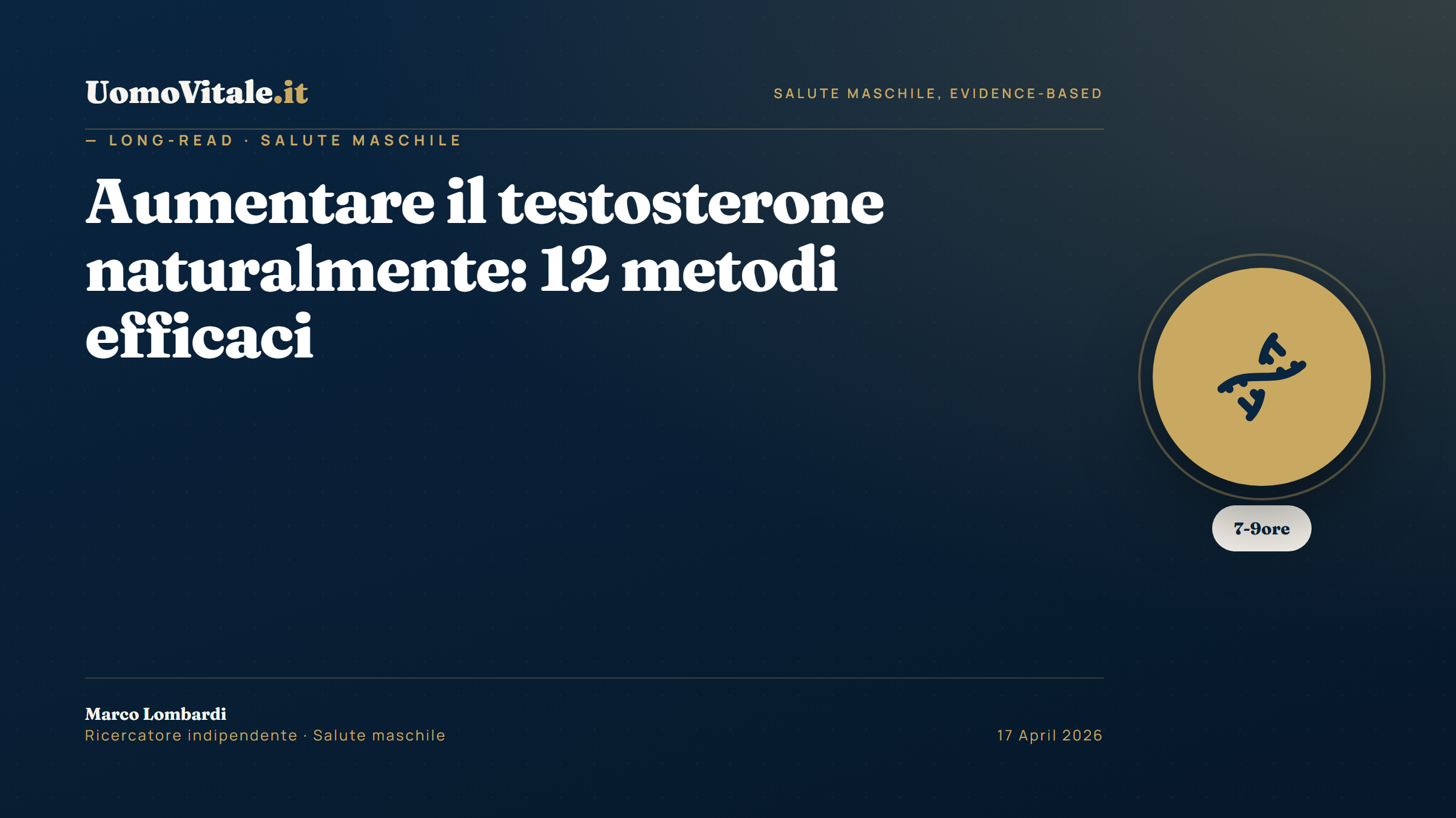 UomoVitale.it - salute maschile evidence-based