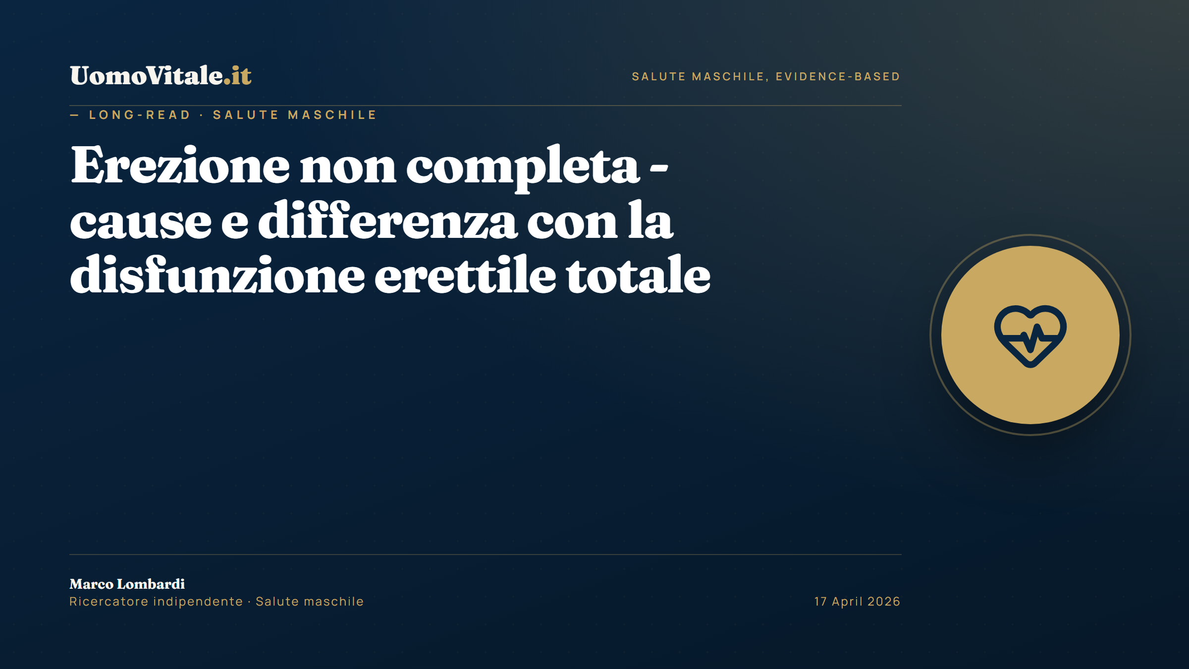 UomoVitale.it - salute maschile evidence-based